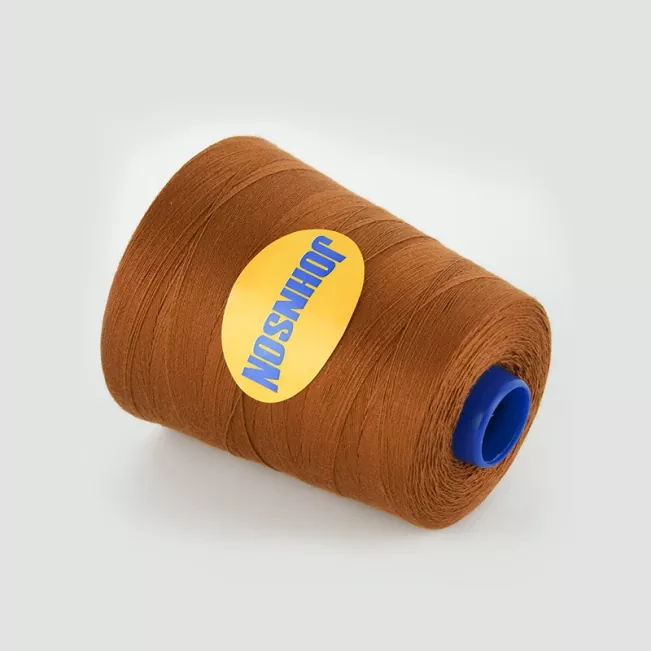 Takım Elbiseler için Yüksek Mukavemetli Renkli Bükülmüş Polyester Dikiş İpliği